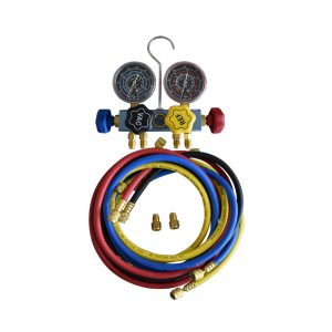 Aluminum 4-way R410 Auto A/C Manifold 80mm