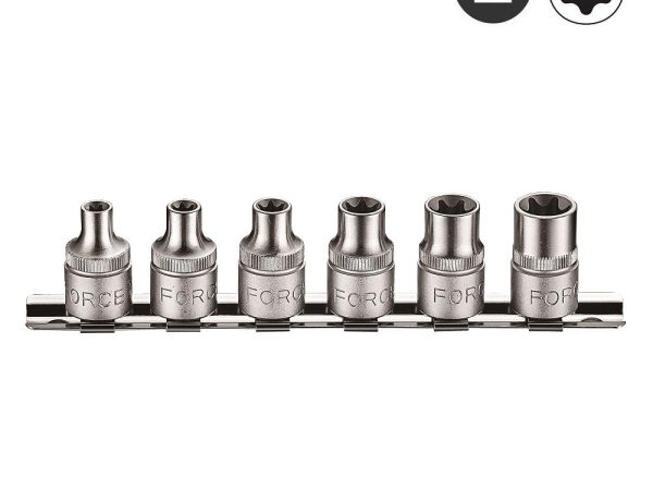 6PC 3/8"DR. STAR SOCKET SET E6-E14