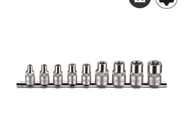 9PCS 3/8"DR STAR E-SOCKET SET E4-E14