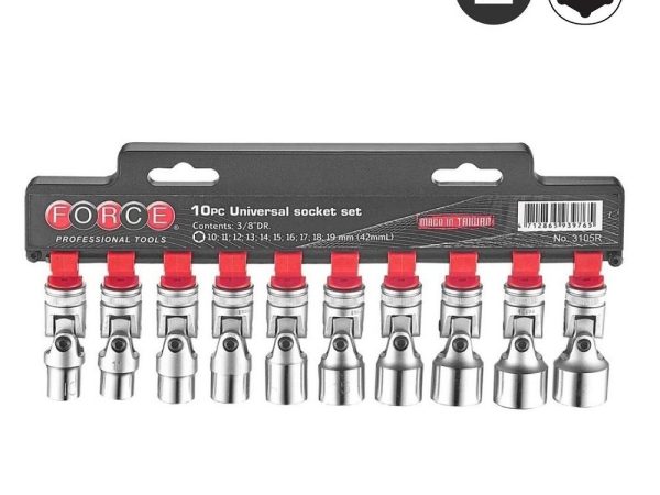10PC 3/8"DR. UNIVERSAL SOCKET SET (10-19MM) (42MML)