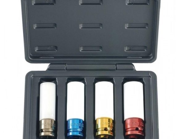 4PC 1/2"DR WHEEL NUT 6PT. IMPACT SOCKET SE