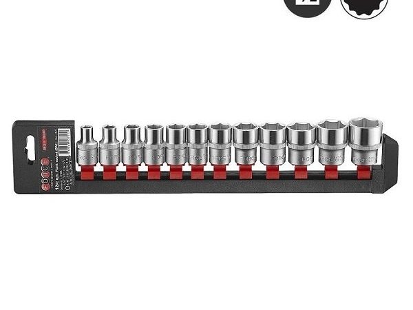 12PC 1/2"DR. 12PT. SOCKET SET (5/16"-1")