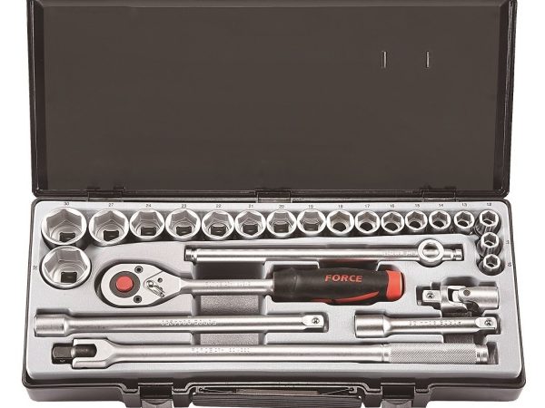 24PC 1/2"DR. 6PT SOCKET COMBINATION SET (5/16"-1-1/4")