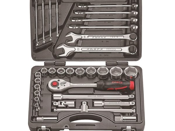 32PC 1/2"DR. 6PT FLANK SOCKET & WRENCH COMBINATION SET (1/4"-13/16")