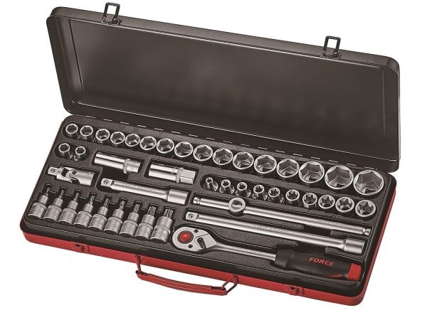 44PC 1/2"DR. 6PT. FLANK SOCKET & STAR SOCKET COMBINATION SET (10-32MM)