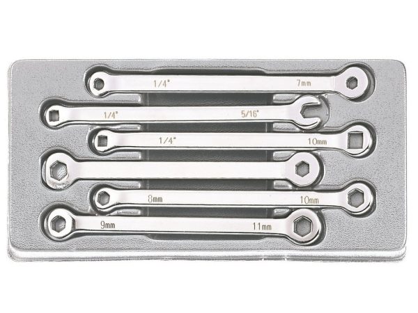 6PC BRAKE SPANNER SET