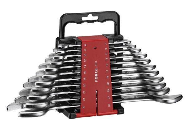 11PC DOUBLE OPEN END WRENCH SET (6-32MM)
