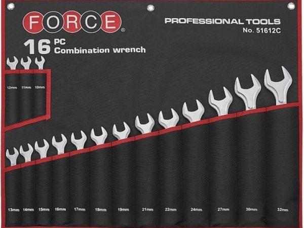 16PC COMBINATION WRENCH SET (10-32MM)