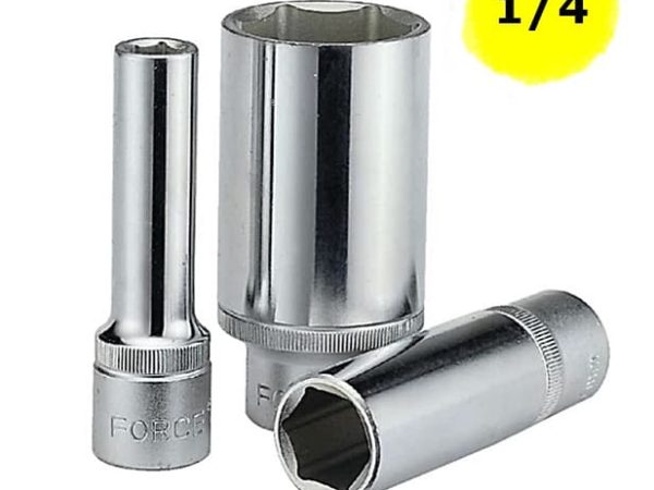 1/4"DR. 6PT FLANK DEEP SOCKET 6MM 50MML