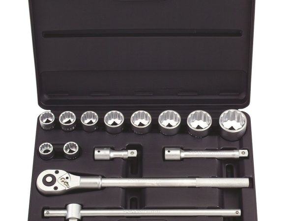 14PC 3/4"DR. 12PT SOCKET COMBINATION SET (22-50MM)