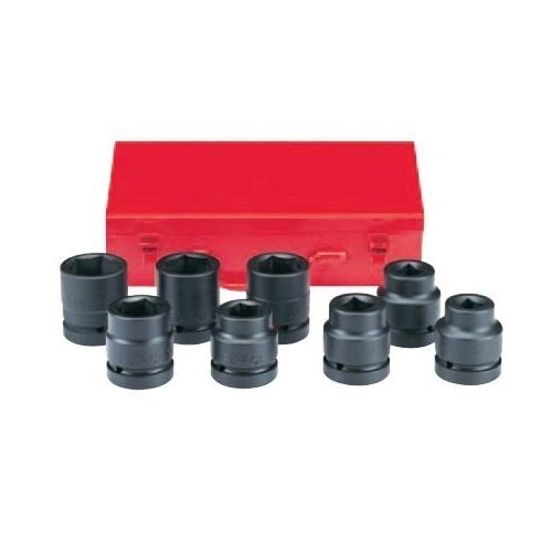 8PC 1"DR. IMPACT SOCKET SET 17-41MM