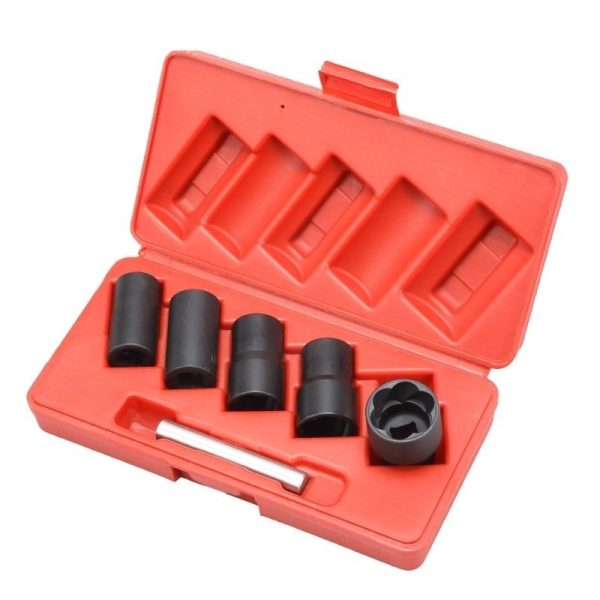 6PC 1/2"DR. TWIST SOCKET SET 50MML (17;19;21;23;27)MM