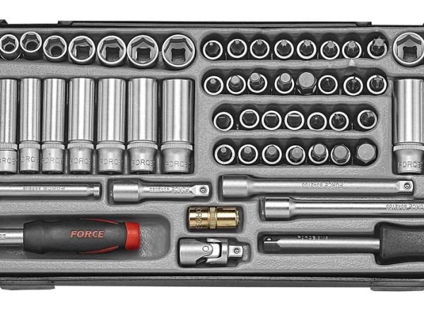 74PCs Socket Combination Set (MM & SAE) Matric & Inches