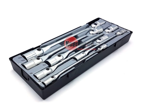 6PC Hinged Socket Wrench Set