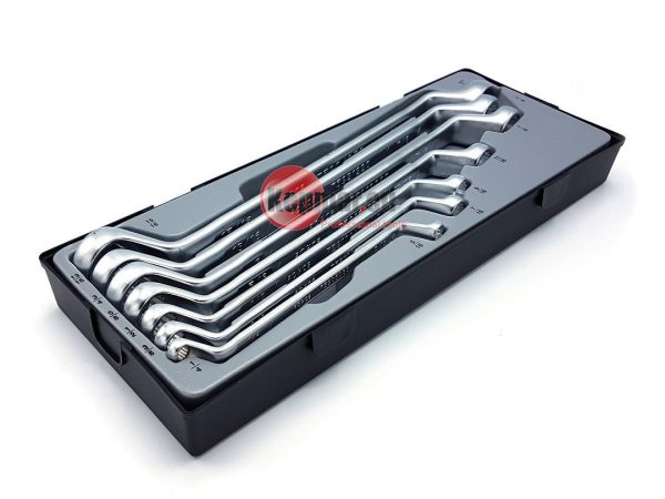 7PC Offset Ring Spanner Set 1/4"-1"