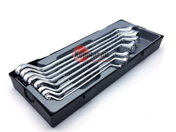 8PC 75' OFFSET RING WRENCH SET