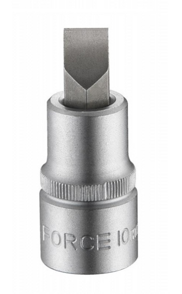FORCE 1/2"DR. SLOTTED SOCKET BIT 1.6X10MM 55MML