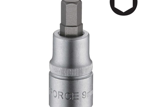 FORCE 1/2"DR. HEX SOCKET BIT 11MM 55MML