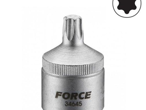 FORCE 1/2"dr Star Socket Bit T45