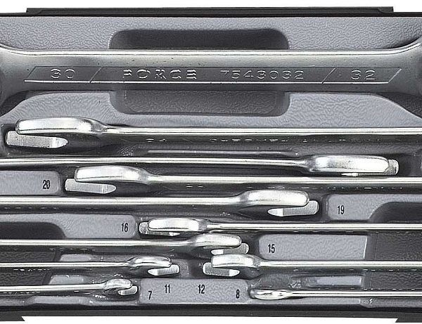 11PCs Dbl Open End Wrch 1/4-1.1/4