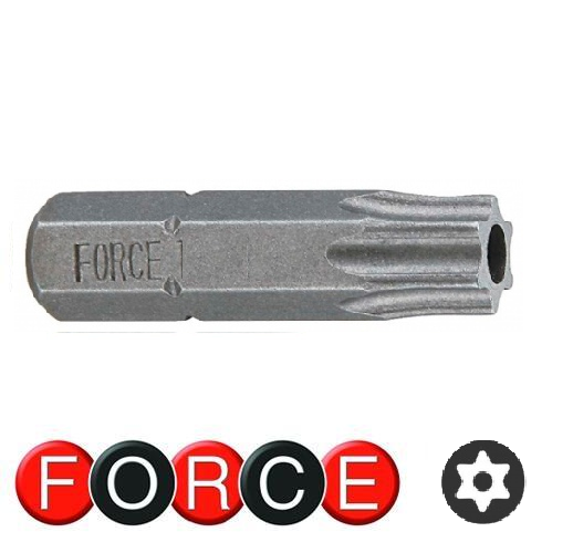 FORCE 1/4" STAR TAMPERPROOF BIT T-20H 25MML