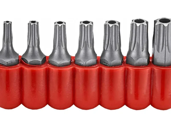 FORCE 7PC 1/4" STAR TAMPERPROOF BIT SET T-10H TO T-40H 25MML