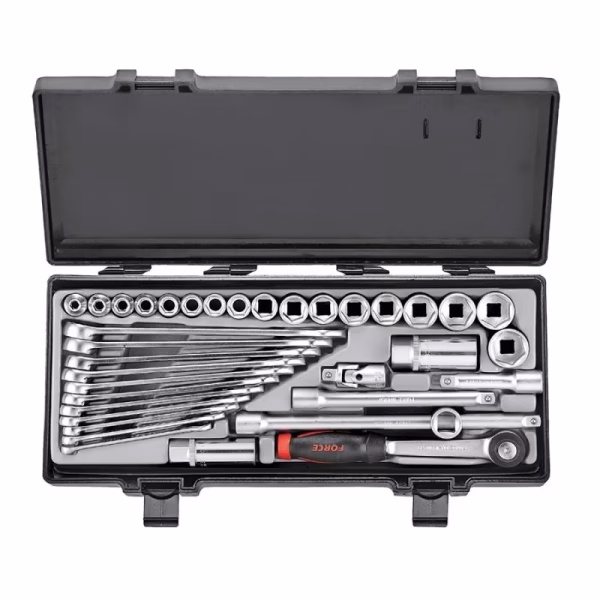 FORCE 36PC 3/8"DR. SURFACE COMBINATION SET (6-22MM)
