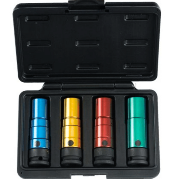 FORCE 4PCS 1/2"DR HYDRAULIC DUAL TORQUE IMPACT SO