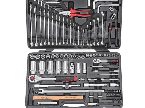 FORCE 107PC 1/4" & 1/2" DR. 6PT. COMBINATION SET (4-32MM)