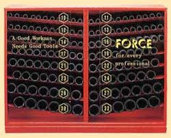 FORCE 145PCS 1/2"DR IMPACT DEEP SOCKET WITH SHELF