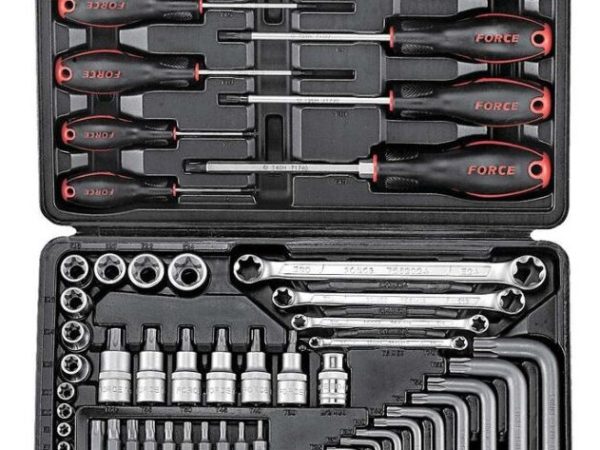 FORCE 73PC 1/4" & 1/2" DR. STAR SET