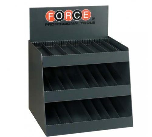 FORCE 3-LAYER SOCKET DISPLAY SHELF