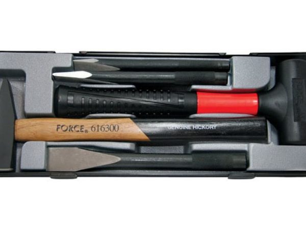 FORCE 5PC HAMMER & CHISEL SET
