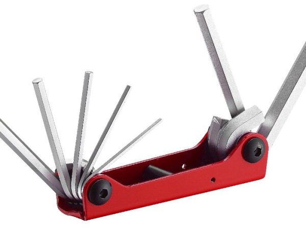 FORCE 7PCS HEX KEY SET (FOLDING) (SAE) 3/32"-3/8"