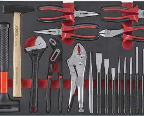 FORCE 20PC PLIERS AND CHISEL SET (EVA)