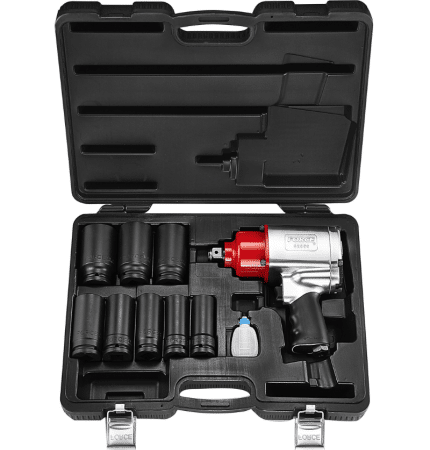 FORCE 10PCs 3/4"dr Impact Wrench Socket Set