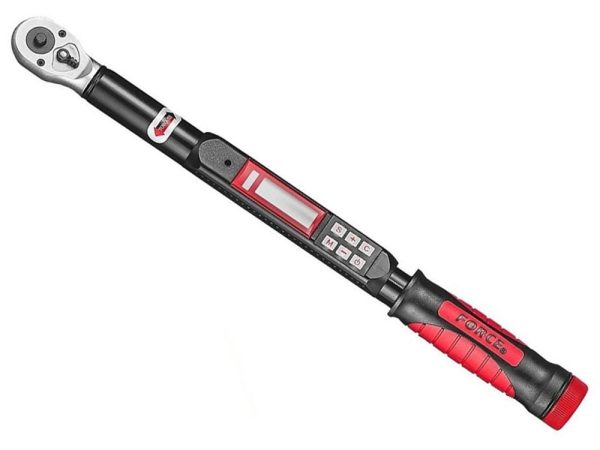 FORCE 1/2"DR. ANGLE DIGITAL TORQUE WRENCH35-350NM