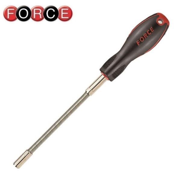 FORCE Flexible Hex Nut Driver 1/4" 270mml