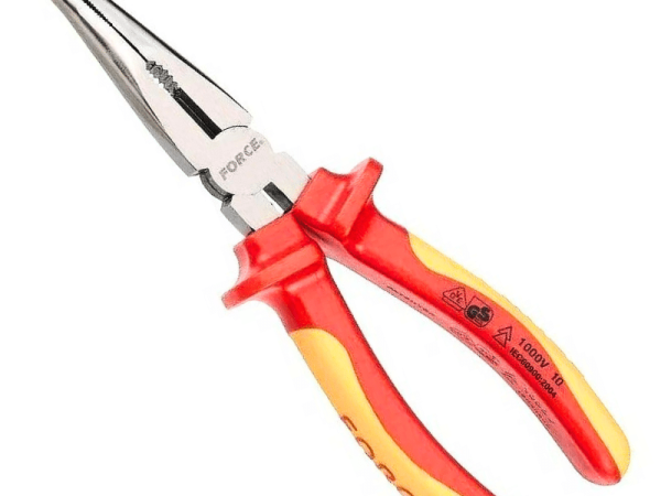 FORCE INSULATED BENT NOSE PLIERS 160-6"