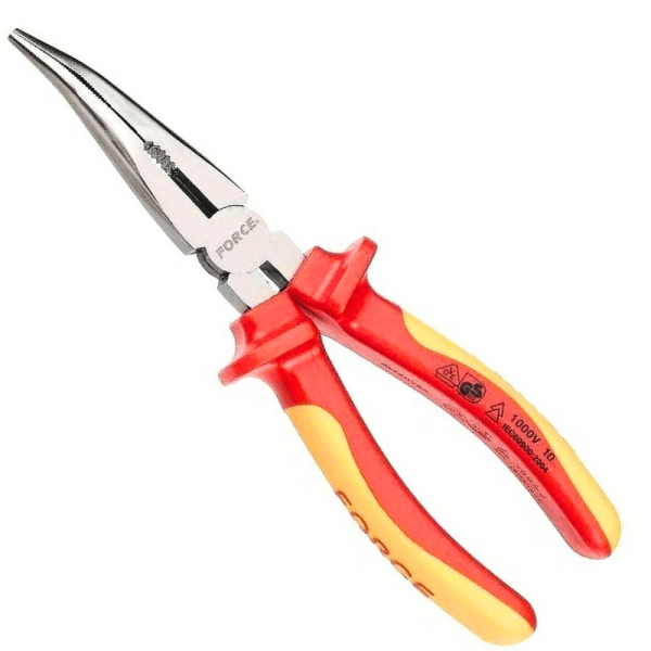 FORCE INSULATED BENT NOSE PLIERS 160-6"