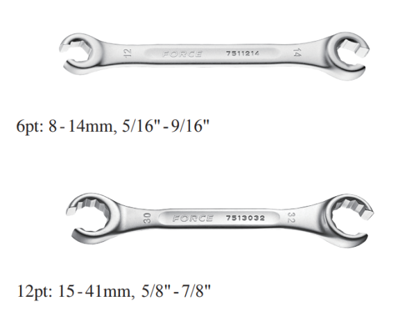 FLARE NUT WRENCH 18X19MM 210MML