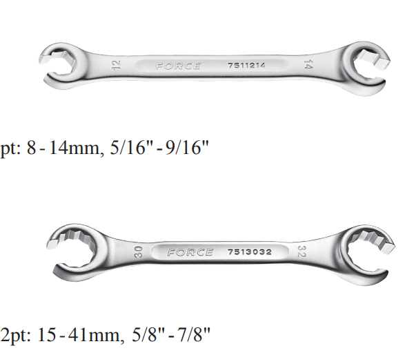FLARE NUT WRENCH 18X19MM 210MML