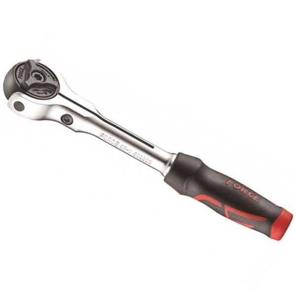 FORCE 1/2"DR. FLEXIBLE ROUND RATCHET HANDL 72TEETH 312MML