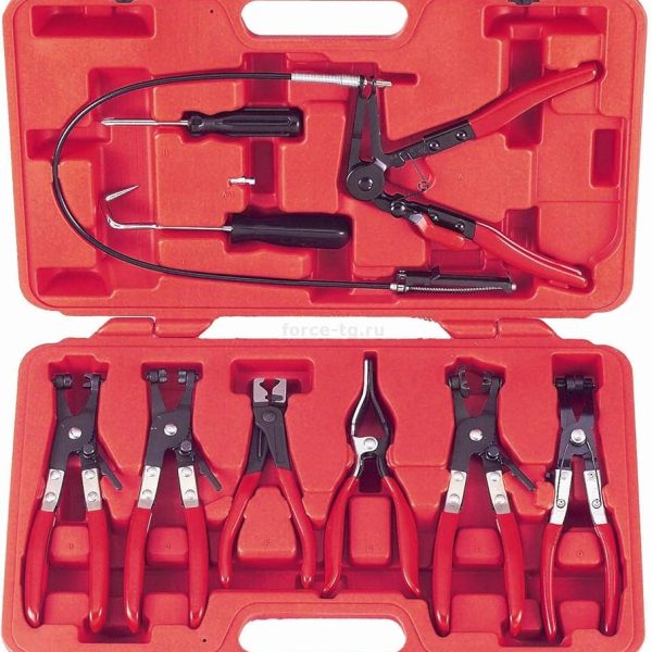 FORCE 9PCs Hose Clamp Pliers Kit