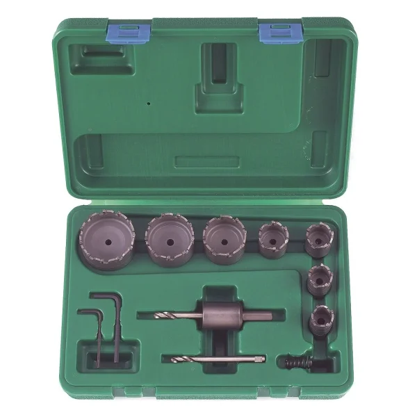 FORCE 13PCs Tungsten Carbide Tipped Metal Borer S