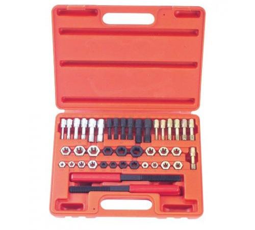 FORCE 43PC UNF, UNC & METRIC RETHREADER SET