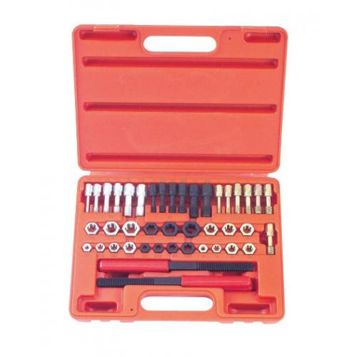FORCE 43PC UNF, UNC & METRIC RETHREADER SET