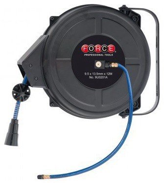 FORCE AUTO-REWINDER AIR HOSE REEL 12 METERS