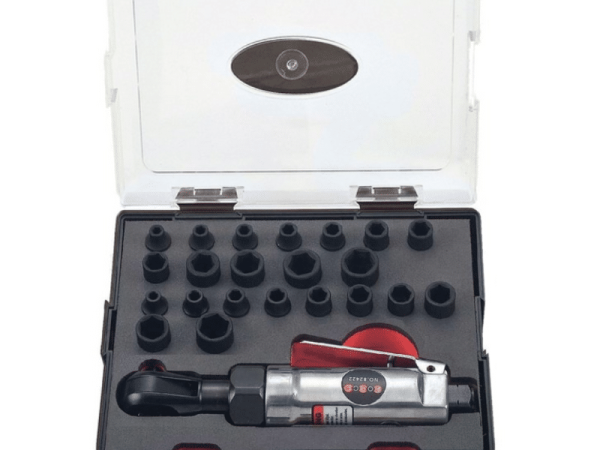 FORCE 23PC 1/4"DR. SUBBY IMPACT WRENCH & 6PT. SOCKET SET (4-13MM) (5/32"-1/2")