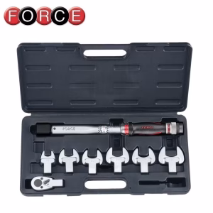 FORCE 8PC HEAD-INTERCHANGEABLE TORQUE WRENCH & SPANNER SET